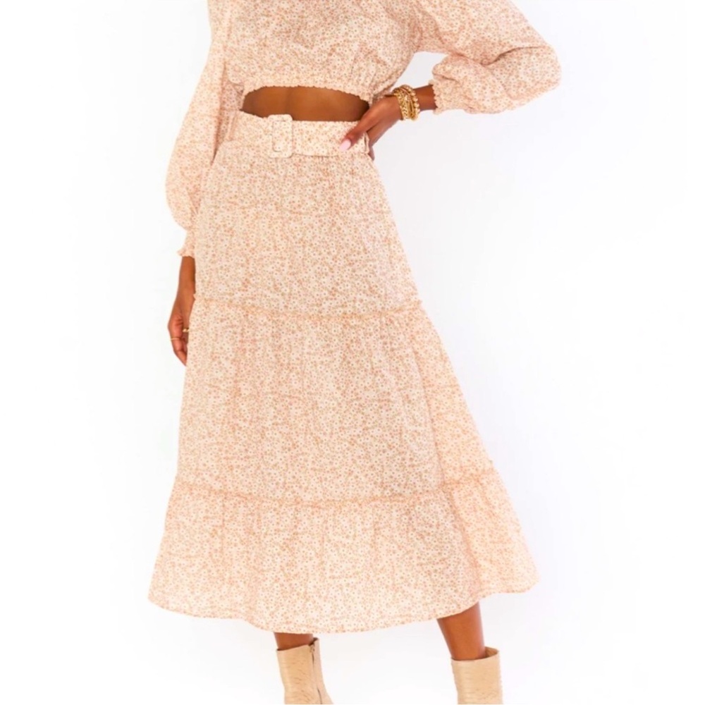 Show me your mumu floral skirt